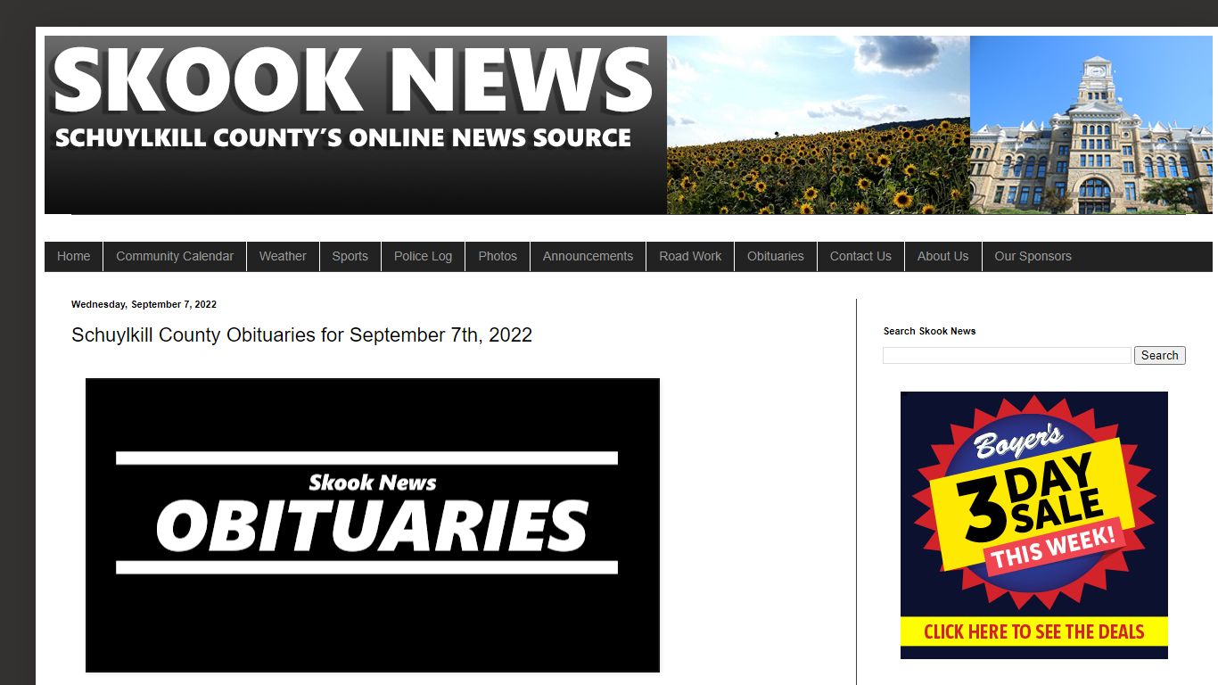 Skook News - Schuylkill County News